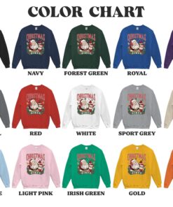 vintage christmas sweatshirt for women featuring retro santa design ideal for winter wear and holiday gatherings qisnr scaled