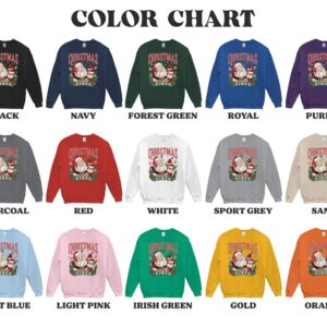 vintage christmas sweatshirt for women featuring retro santa design ideal for winter wear and holiday gatherings qisnr scaled