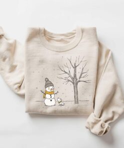 vintage christmas sweatshirt for women featuring snowman design comfortable crewneck style perfect for holiday celebrations h4lwz