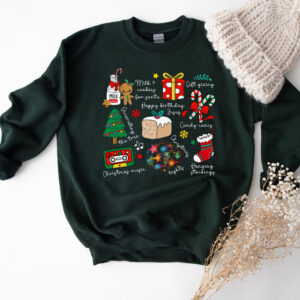 vintage christmas sweatshirt for women funny christmas crewneck with unique design comfortable x mas outfit for holiday celebrations izso7