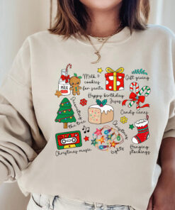 vintage christmas sweatshirt for women funny christmas crewneck with unique design comfortable x mas outfit for holiday celebrations kptkp