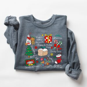 vintage christmas sweatshirt for women funny christmas crewneck with unique design comfortable x mas outfit for holiday celebrations wph8m