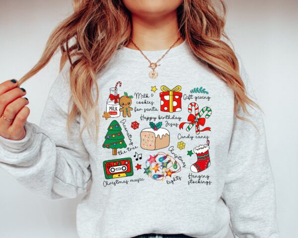 vintage christmas sweatshirt for women funny christmas crewneck with unique design comfortable x mas outfit for holiday celebrations