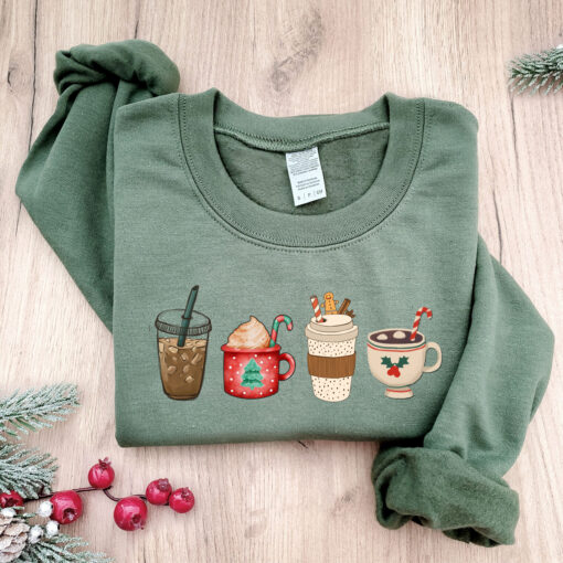 vintage christmas sweatshirt for women funny christmas shirt with coffee design comfortable holiday apparel 2pppk scaled