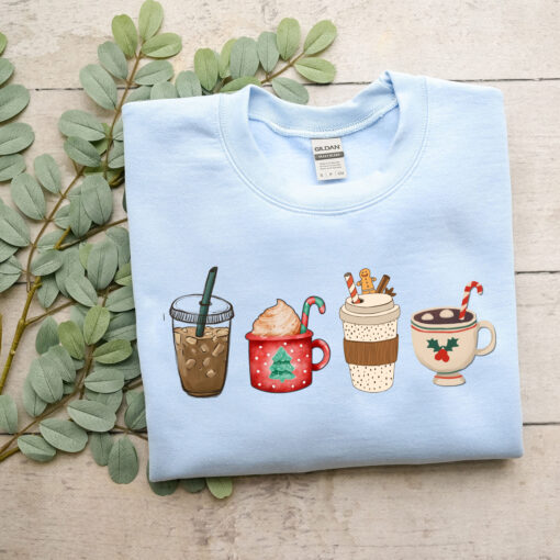 vintage christmas sweatshirt for women funny christmas shirt with coffee design comfortable holiday apparel 48esj scaled