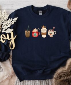 vintage christmas sweatshirt for women funny christmas shirt with coffee design comfortable holiday apparel 4aelj scaled