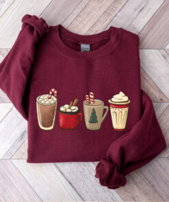 vintage christmas sweatshirt for women funny christmas shirt with coffee design comfortable holiday apparel 4fykw scaled