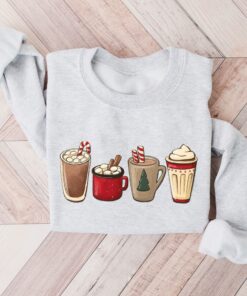 vintage christmas sweatshirt for women funny christmas shirt with coffee design comfortable holiday apparel 6fq2m scaled