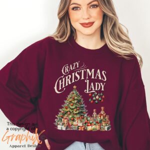 vintage christmas sweatshirt for women funny retro christmas design unique holiday apparel 75iex