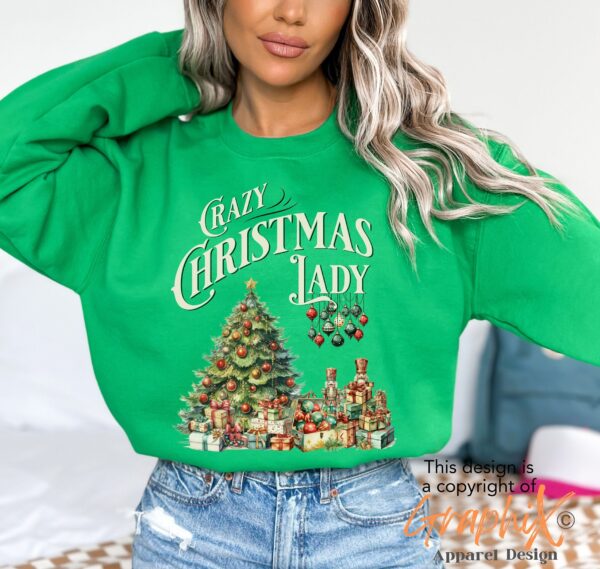 vintage christmas sweatshirt for women funny retro christmas design unique holiday apparel wi1tf