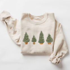 vintage christmas sweatshirt for women funny winter crewneck with christmas tree design comfortable holiday apparel xymph scaled