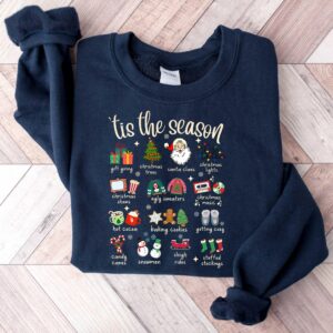 vintage christmas sweatshirt for women holiday apparel featuring fun tis the season design comfortable and stylish winter wear c8oxt scaled