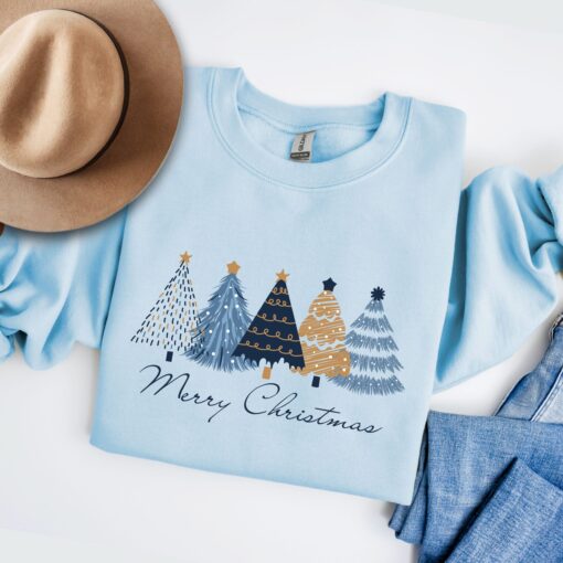 vintage christmas sweatshirt for women holiday crewneck pullover with christmas tree design winter apparel for festive celebrations lgjzl scaled