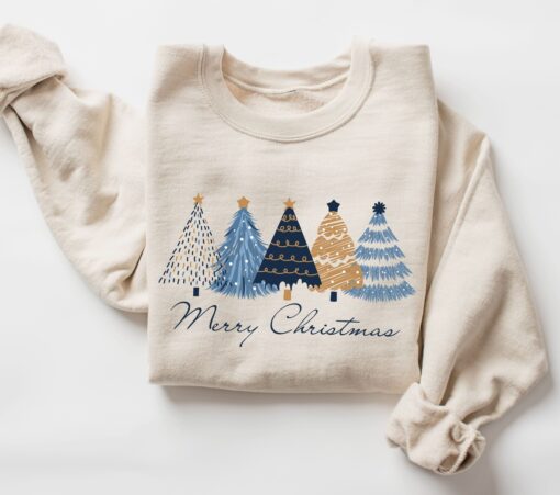 vintage christmas sweatshirt for women holiday crewneck pullover with christmas tree design winter apparel for festive celebrations vnpcb scaled