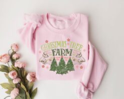 Vintage Christmas Sweatshirt for Women Holiday Crewneck with Christmas Tree Farm Design Comfortable and Stylish Christmas Top 6 vintage christmas sweatshirt for women holiday crewneck with christmas tree farm design comfortable and stylish christmas top 5xodv