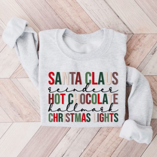 vintage christmas sweatshirt for women merry and bright santa sweater with hot cocoa design comfortable crewneck style xybhn scaled