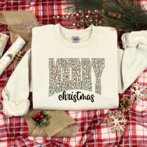 vintage christmas sweatshirt for women merry design family friendly holiday apparel fp26p scaled