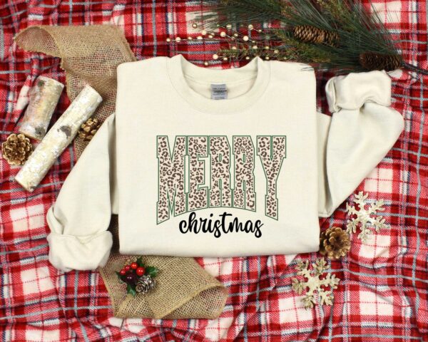 vintage christmas sweatshirt for women merry design family friendly holiday apparel fp26p scaled