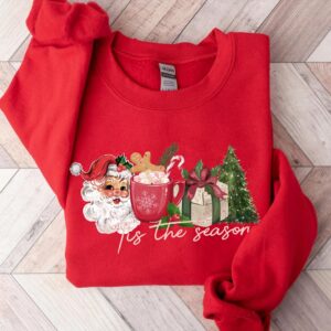 vintage christmas sweatshirt for women pink holiday sweater with fun design ideal for festive gatherings and celebrations qw5cu scaled