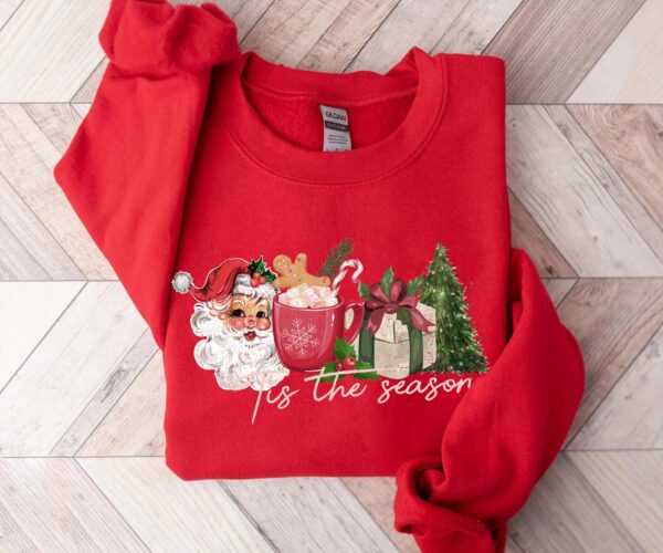 vintage christmas sweatshirt for women pink holiday sweater with fun design ideal for festive gatherings and celebrations qw5cu scaled