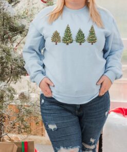 vintage christmas sweatshirt for women plus size crewneck design with festive christmas tree print zgv8b scaled