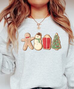 vintage christmas sweatshirt for women retro crewneck with fun holiday design comfortable xmas top vq4ck