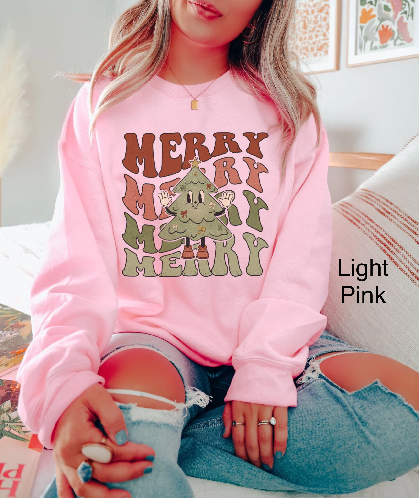 Vintage Christmas Sweatshirt for Women Retro Design with Vintage Christmas Tree Print Oversized Holiday Top for Xmas Parties 7 vintage christmas sweatshirt for women retro design with vintage christmas tree print oversized holiday top for xmas parties pdirz