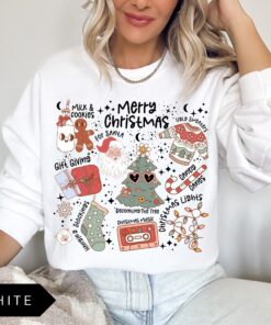 vintage christmas sweatshirt for women retro holiday sweater with trendy merry christmas design comfortable and stylish apparel 2km8k