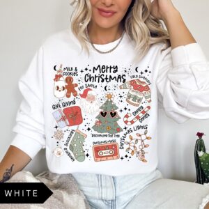 vintage christmas sweatshirt for women retro holiday sweater with trendy merry christmas design comfortable and stylish apparel 2km8k