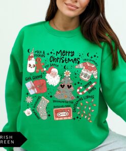 vintage christmas sweatshirt for women retro holiday sweater with trendy merry christmas design comfortable and stylish apparel apjgw