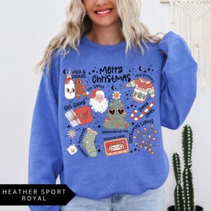 vintage christmas sweatshirt for women retro holiday sweater with trendy merry christmas design comfortable and stylish apparel xkqgr