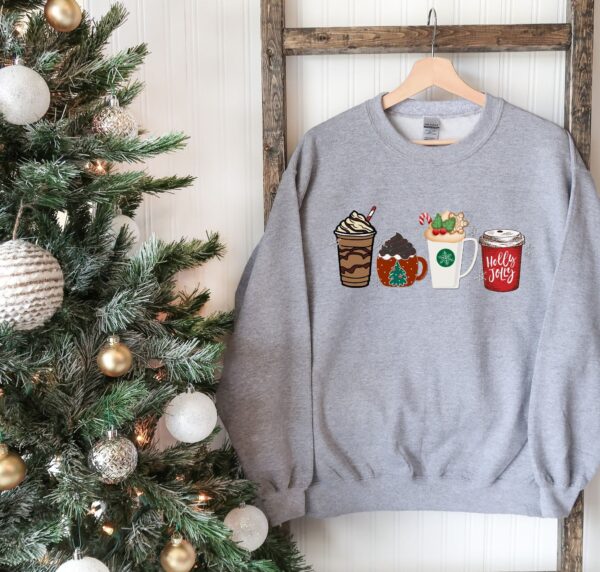 vintage christmas sweatshirt for women trendy holiday sweater with cute christmas coffee design 6gdiw