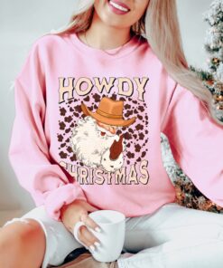 vintage christmas sweatshirt for women western style with cowgirl design perfect for country holiday gatherings and festive outfits cp1gh scaled