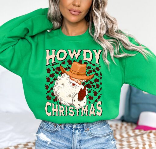 vintage christmas sweatshirt for women western style with cowgirl design perfect for country holiday gatherings and festive outfits ioond