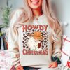 vintage christmas sweatshirt for women western style with cowgirl design perfect for country holiday gatherings and festive outfits xm06b