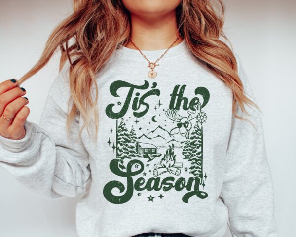 vintage christmas sweatshirt for women winter crewneck with fun holiday design comfortable and stylish xmas top gs8al