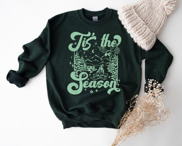 vintage christmas sweatshirt for women winter crewneck with fun holiday design comfortable and stylish xmas top jrkaj