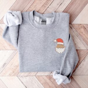 vintage christmas sweatshirt for women with believe detail retro design and cute crewneck style gcxc1