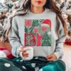 vintage christmas sweatshirt for women with bible verse design and boho style 8f7ma