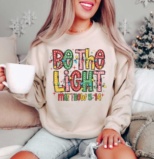 vintage christmas sweatshirt for women with bible verse design and religious theme 9lytn