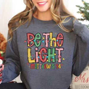 vintage christmas sweatshirt for women with bible verse design and religious theme vhq5f