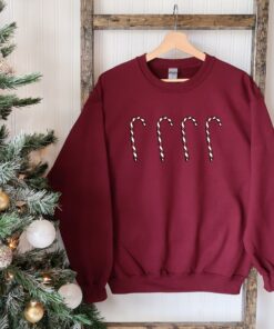 vintage christmas sweatshirt for women with candy cane design plus size crewneck holiday apparel bg9mp scaled