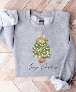 vintage christmas sweatshirt for women with christmas tree design and comfortable crewneck style for winter wear sve0u scaled