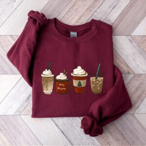 vintage christmas sweatshirt for women with cookies and cocoa design comfortable holiday apparel for festive gatherings zzrhq