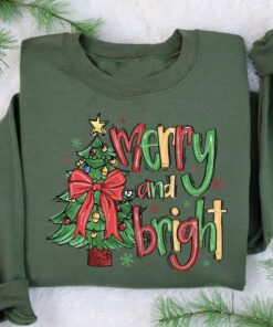 vintage christmas sweatshirt for women with cute bow design family holiday hoodie for fun celebrations and seasonal comfort ocwlr scaled