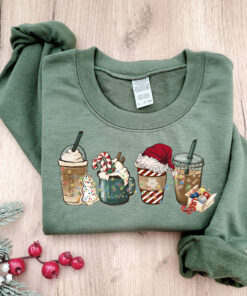 vintage christmas sweatshirt for women with fun coffee design in soft fabric ideal for holiday gatherings and seasonal celebrations xrib6 scaled