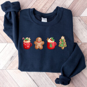 vintage christmas sweatshirt for women with funny coffee design and soft fabric 1xyhh