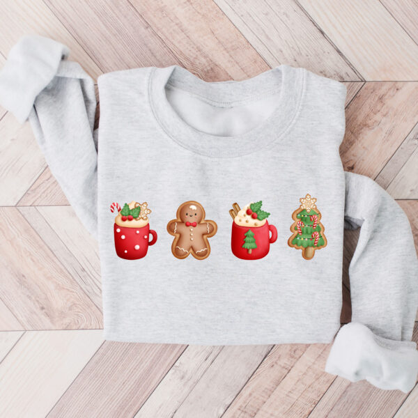 vintage christmas sweatshirt for women with funny coffee design and soft fabric fo2gv scaled