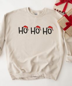 vintage christmas sweatshirt for women with ho ho ho design and comfortable crewneck style uozyz