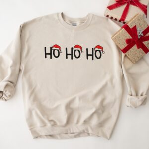 vintage christmas sweatshirt for women with ho ho ho design and comfortable crewneck style uozyz